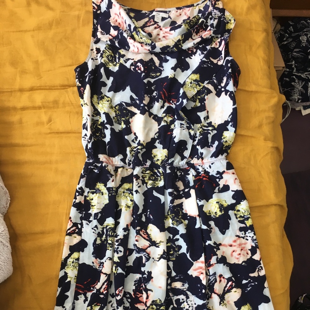 Abstract gap dress
